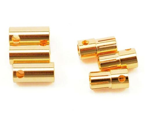 Powerhobby 5.5mm Bullet Connectors ( 3 sets ) for fpv drones 1