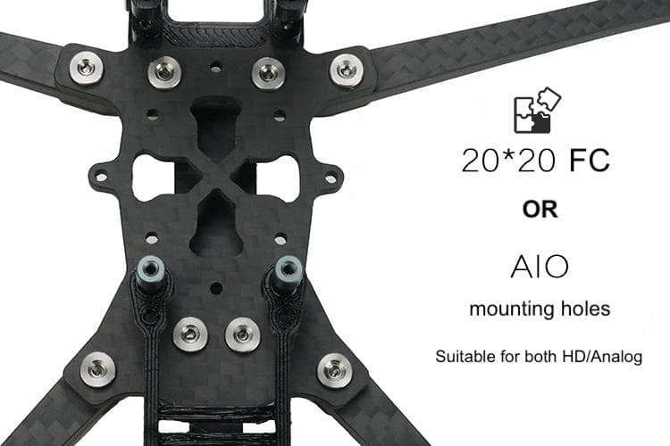 RushFPV STP Aquila 4/5" Long Endurance Cinematic Drone Frame for fpv drones 9