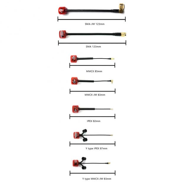 RushFPV Cherry II 12cm SMA antenna for drones for fpv drones 3