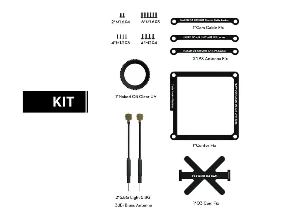 Flywoo Naked O3 Air Unit Conversion Kit