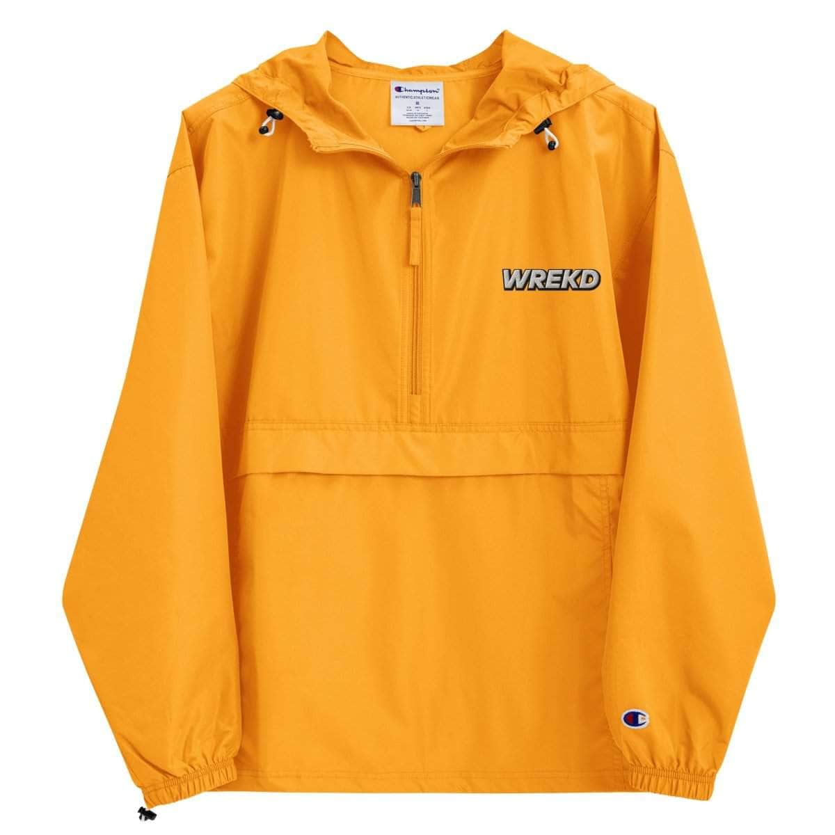 WREKD Embroidered Champion Packable Jacket for fpv drones 9