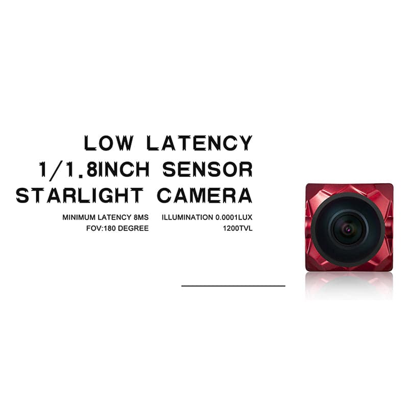 EMAX Caddx Ratel 1-1.8'' Starlight HDR OSD 1200TVL NTSC- PAL 16:9-4:3 Switchable 1.66mm-2.1mm Lens FPV Camera For RC Drone Quadcopter for fpv drones 2