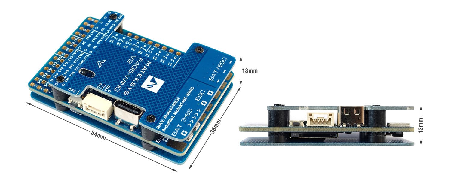 Matek F405-Wing V2 Flight Controller for fpv drones 3