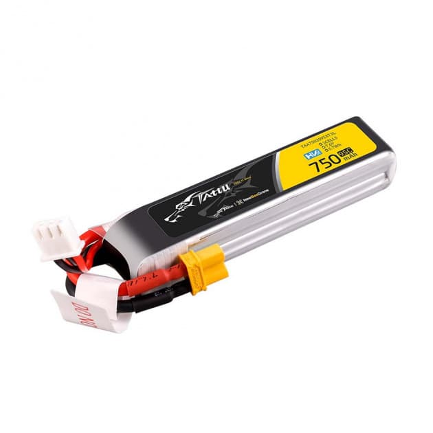 Tattu 750mAh 2S 95C Lipo battery for fpv drones