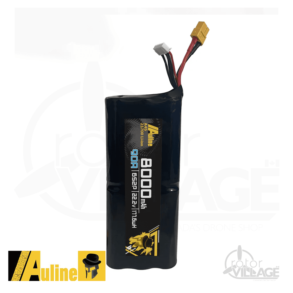 Auline 22.2V 6S2P 8000mAh Li-Ion Battery - XT60 for fpv drones 2
