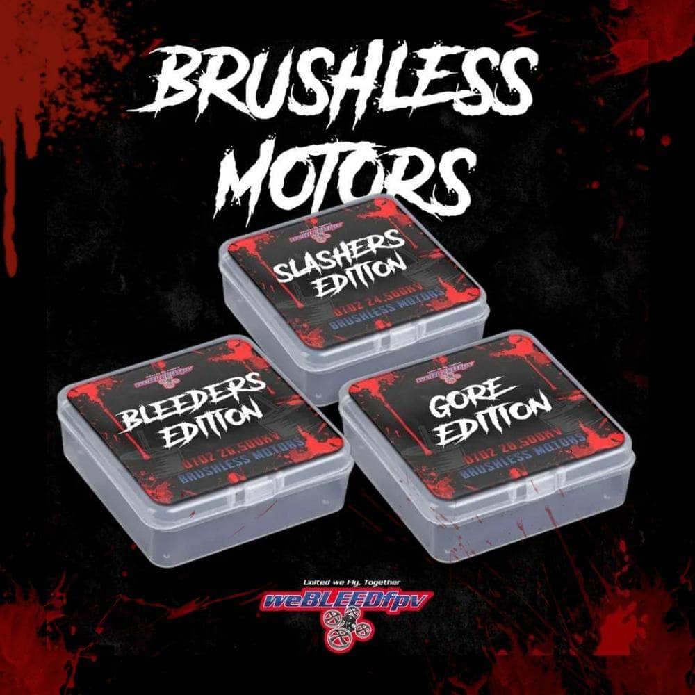 weBLEEDfpv 0702 SPECIAL EDITION BRUSHLESS MOTORS SET OF (4 MOTORS) for fpv drones