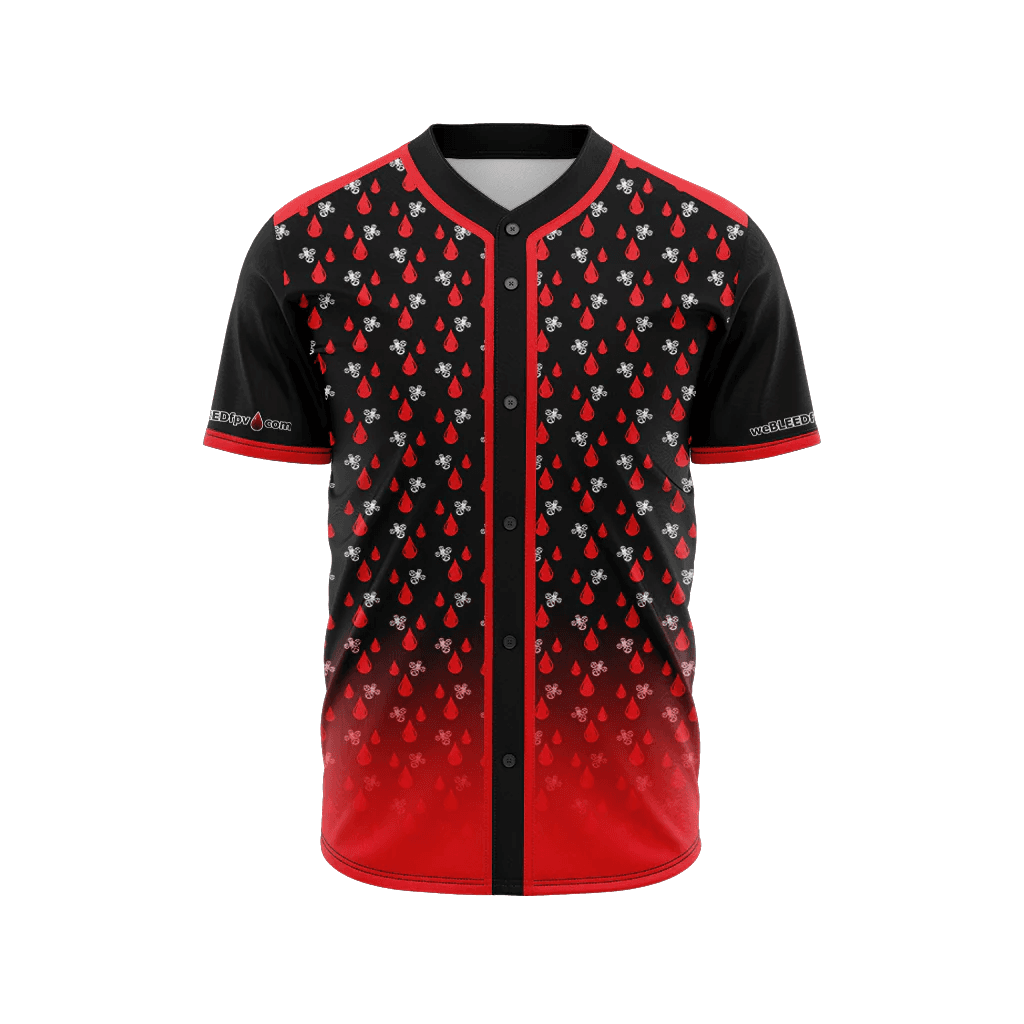 weBLEEDfpv Team BASEBALL Jerseys for fpv drones