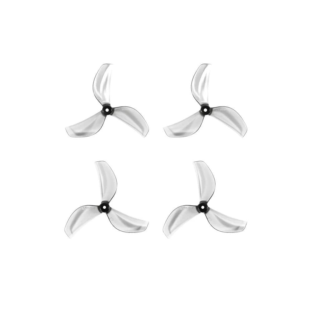 BETAFPV 45mm 3-Blade Propeller (Set of 4) - 1.5mm Shaft -  Clear Gray - 2.5 - Clear Gray