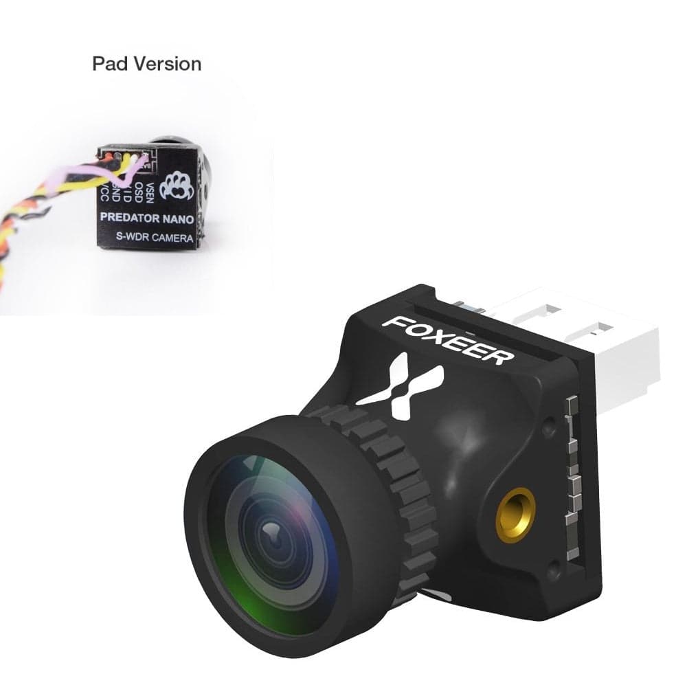 Foxeer Nano Predator 5 Racing FPV Camera 4ms Latency Super WDR for fpv drones 6