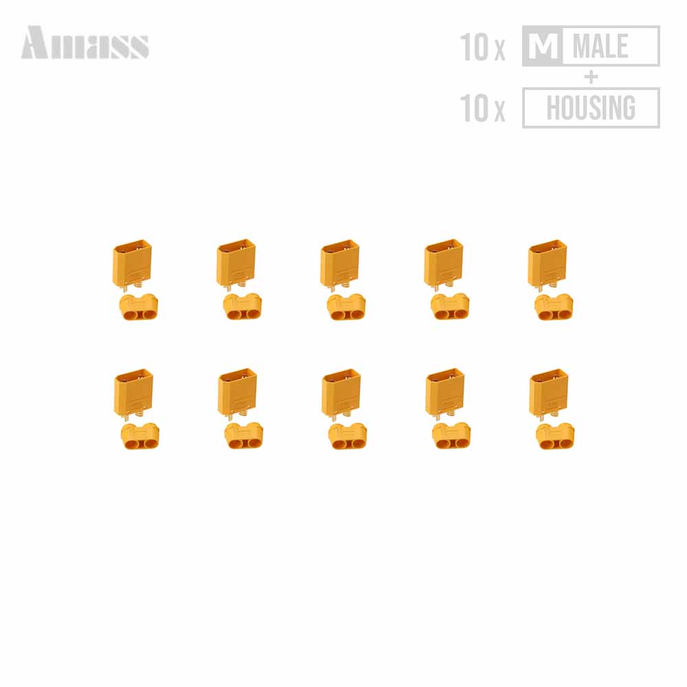 XT90H Connector - MALE - 10 STUKS for fpv drones