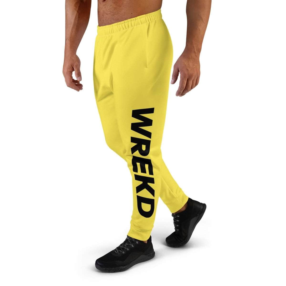 WREKD Drone Racing Men's Joggers - Yellow for fpv drones 4