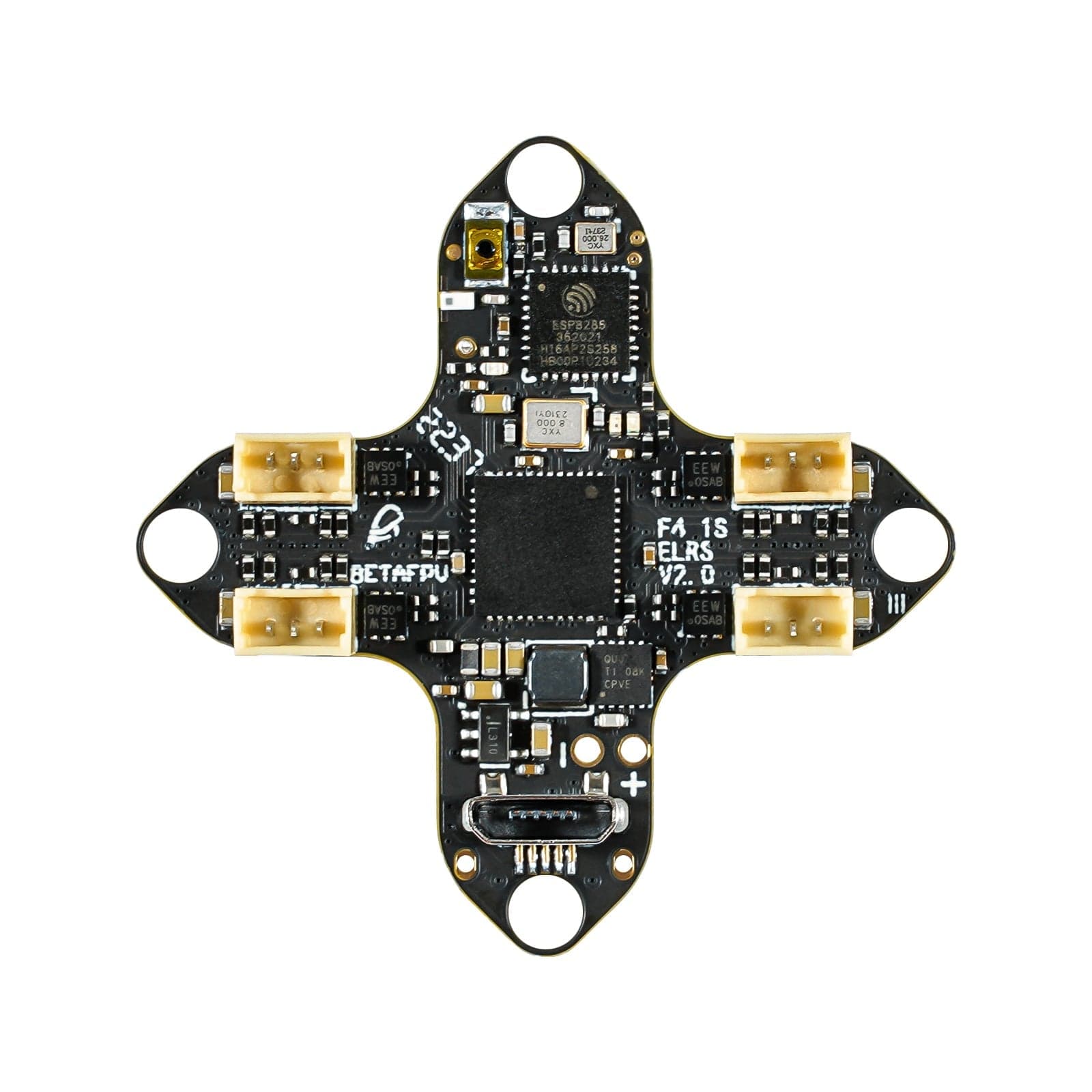 F4 1S 5A AIO Brushless Flight Controller Classic (ELRS 2.4) for fpv drones 1