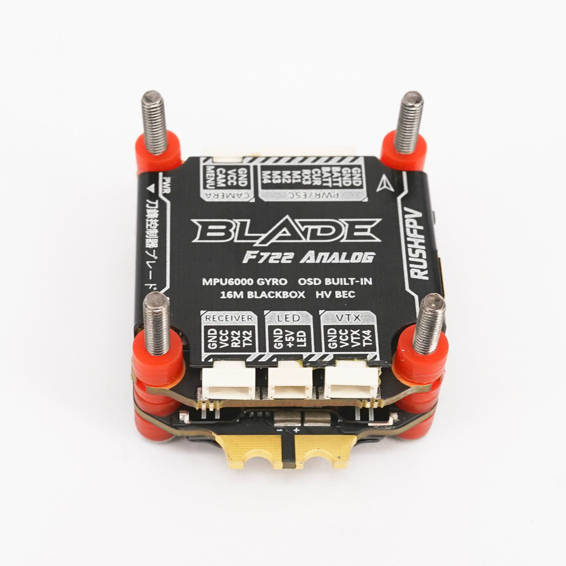 RUSHFPV Rush Blade F722 Analog Stack + 60A Super 3-6S BLHeli_32 96kHz 4-in-1 ESC - 30x30mm for fpv drones