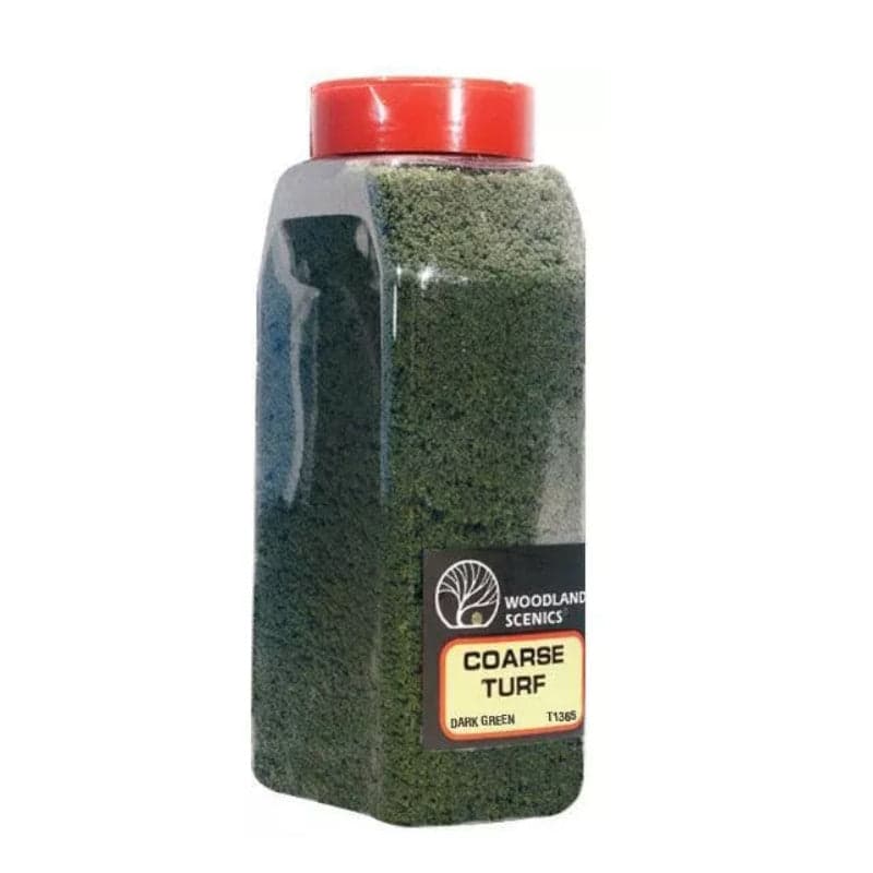 Woodland Scenics T1365 Turf Fine Coarse Dark Green 32oz Train Scenery for fpv drones