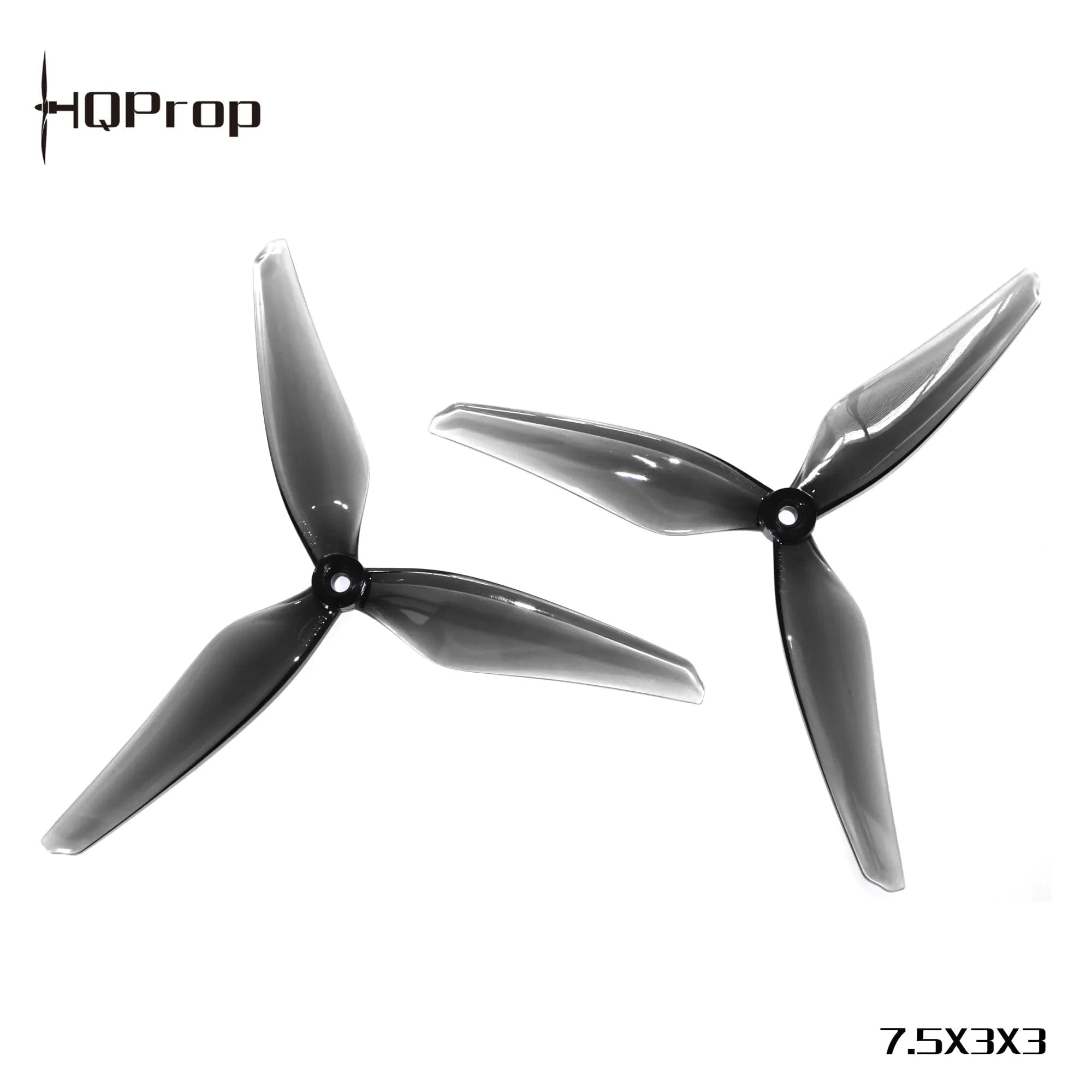 HQProp 7.5X3X3 Light Grey (2CW+2CCW)-Poly Carbonate