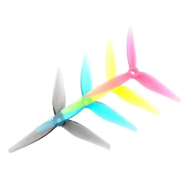 HQ Prop 5135 V2（R35 V2）5.1x3.5x3 Tri-Blade 5" Prop 4 Pack - Choose Your Color