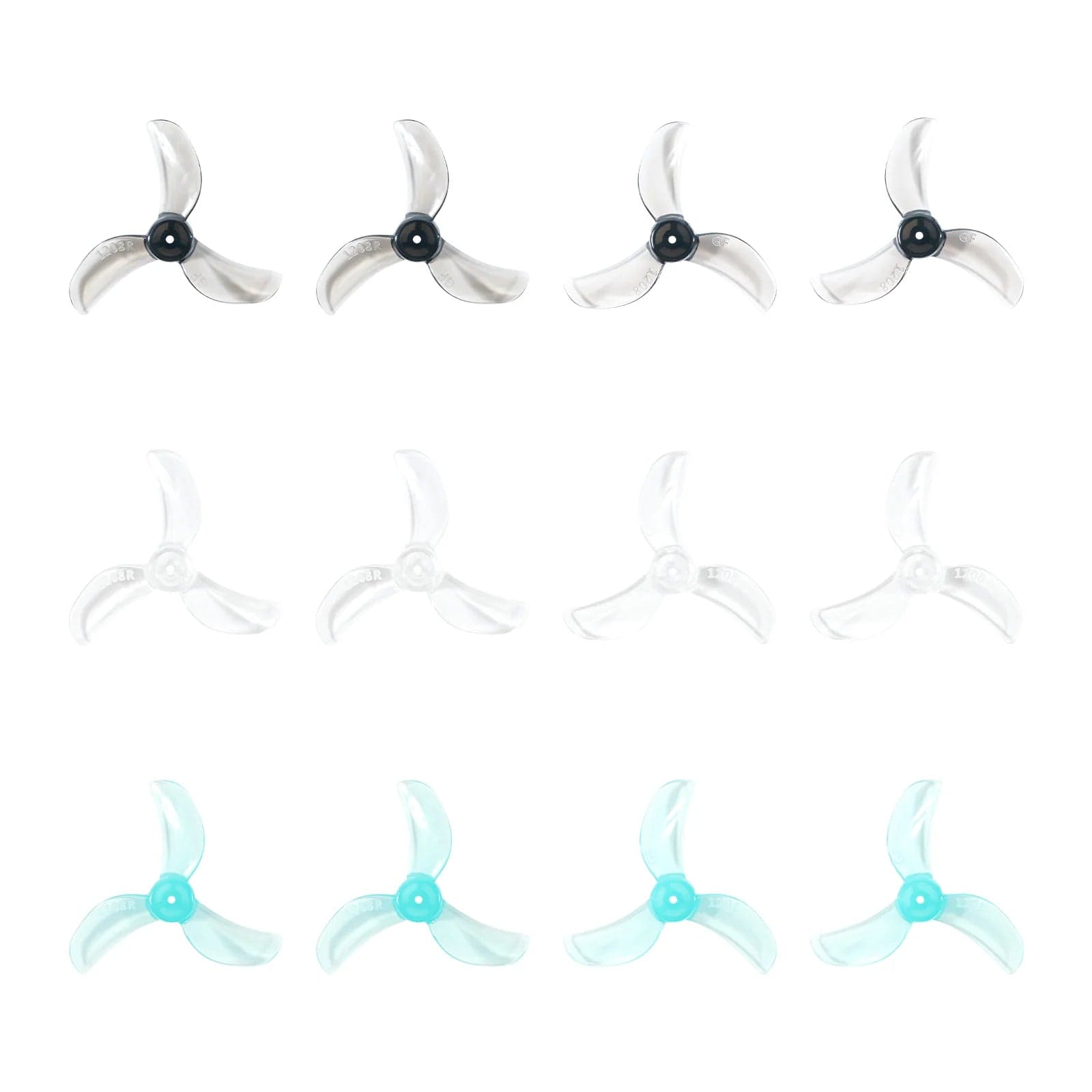 Gemfan 31mm 1208 Propellers (12pc) for fpv drones 1