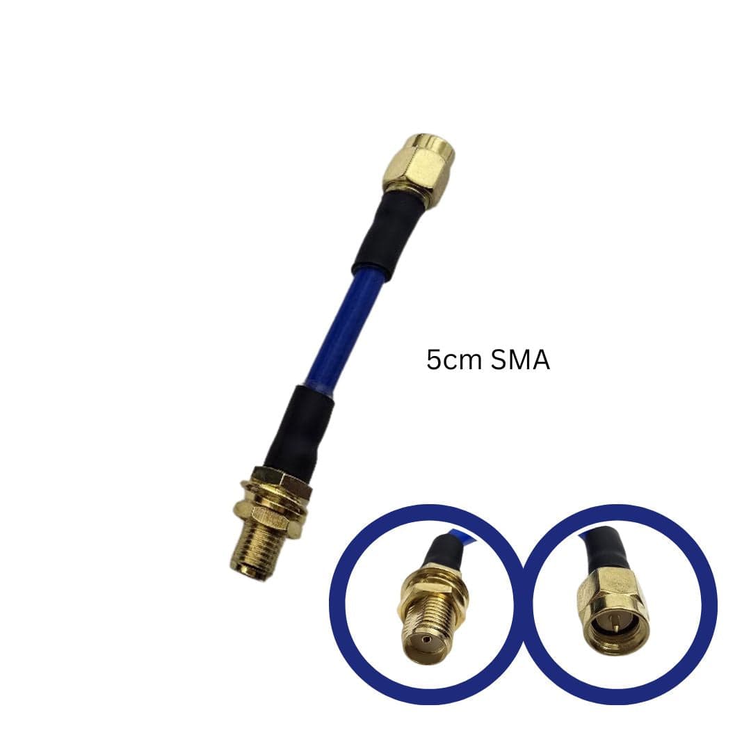 SMA-K to SMA-J Semi Rigid Coaxial Extension (RG402 Low Loss Cable) for fpv drones 1