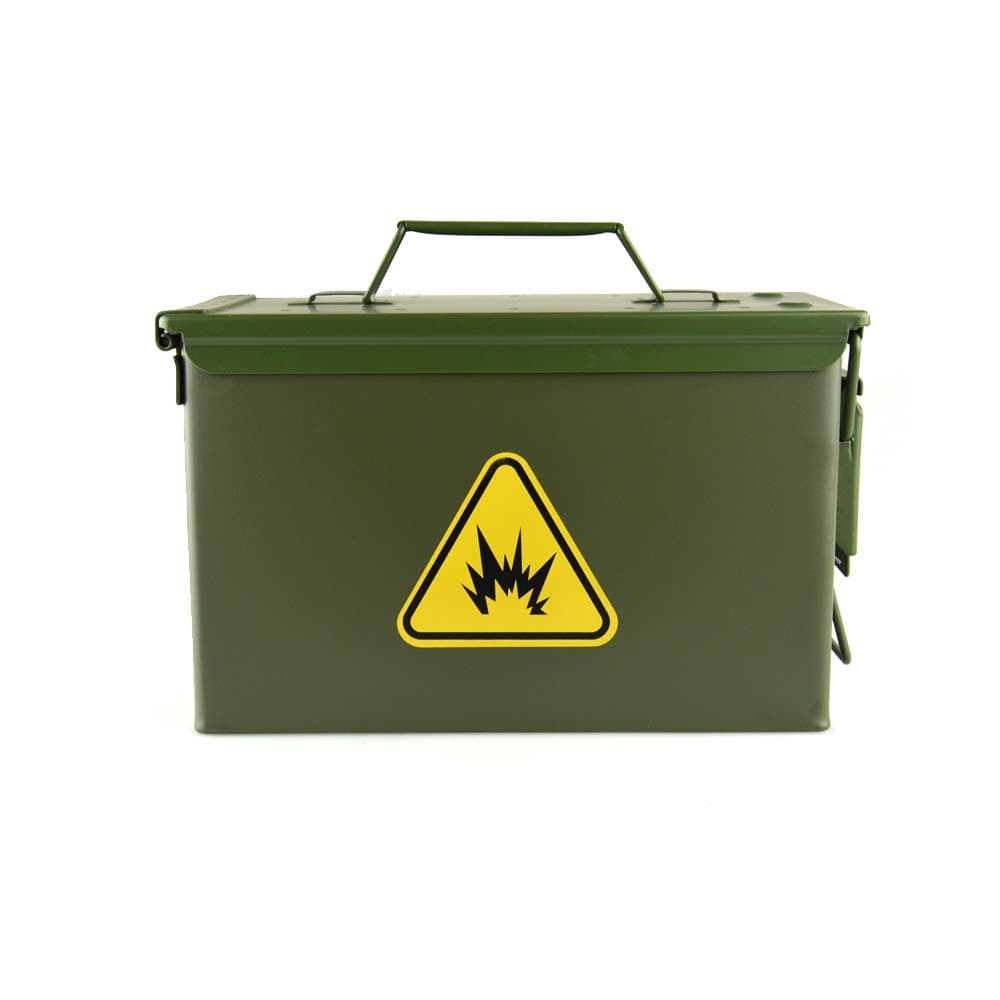 Steel Ammo Utility Box - GREEN - EXPLOSIVE for fpv drones 2