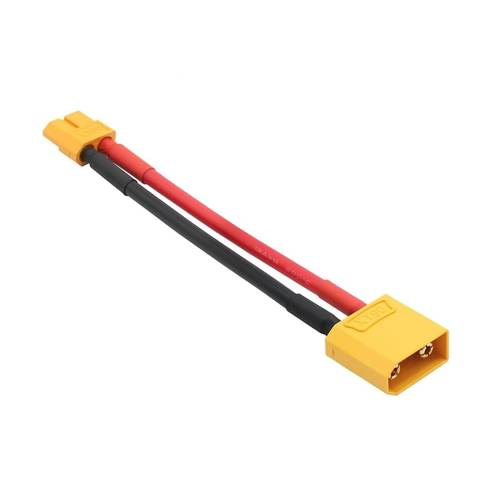 XT60 Female to XT90 Male Pigtail Adapter - 150mm - 3 for fpv drones