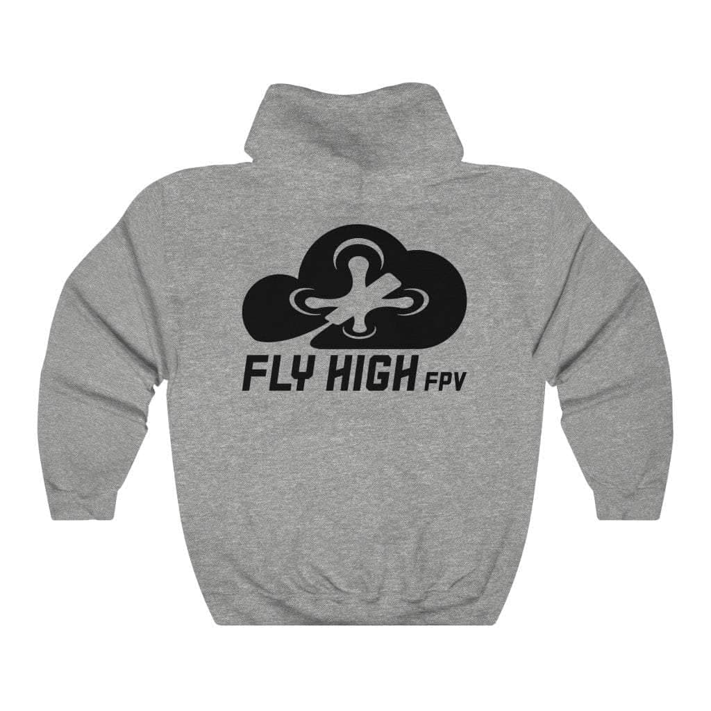 Build Clean Fly Dirty Hoodie (Tango2 approved) - Black Logo for fpv drones 357