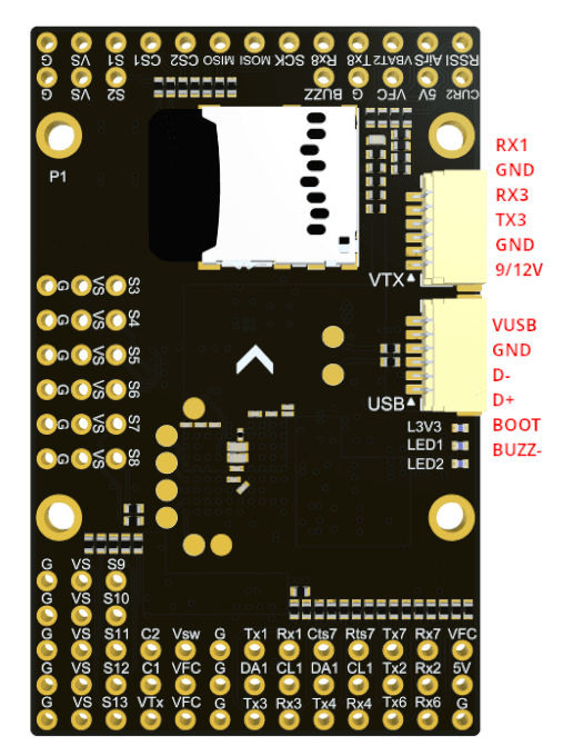 TBS Lucid H7 Wing Flight Controller 3-12S for fpv drones 3