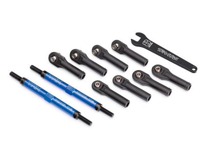 Traxxas 8638X Blue Tubes 7075-T6 Aluminum 144mm (2) E-Revo VXL for fpv drones