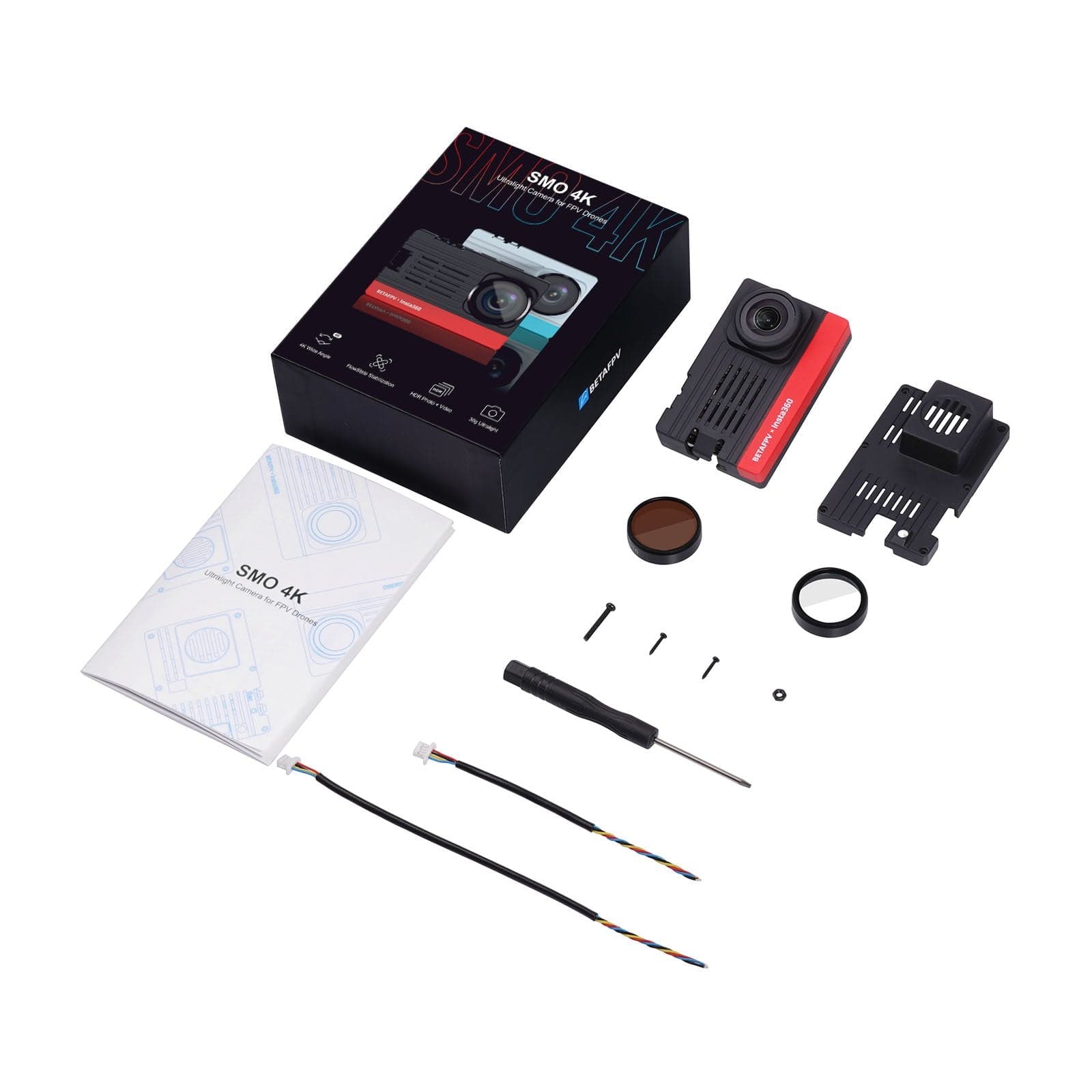 SMO 4K Ultralight Action Camera (BetaFPV / Insta360) for fpv drones 2