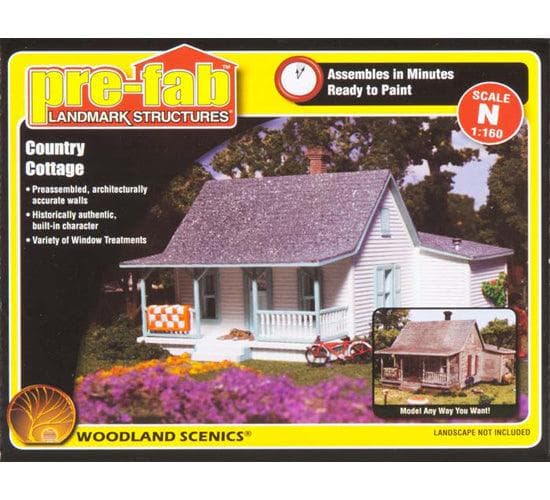 Woodland Scenics PF5206 N Country Cottage Structure Kit for fpv drones
