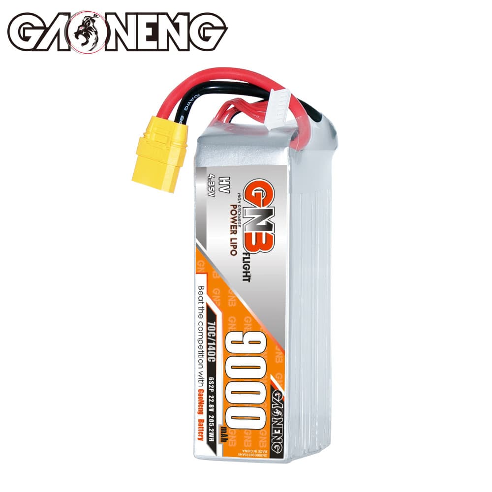 GNB 9000mah 6S2P HV 70C - XT90 for fpv drones 5