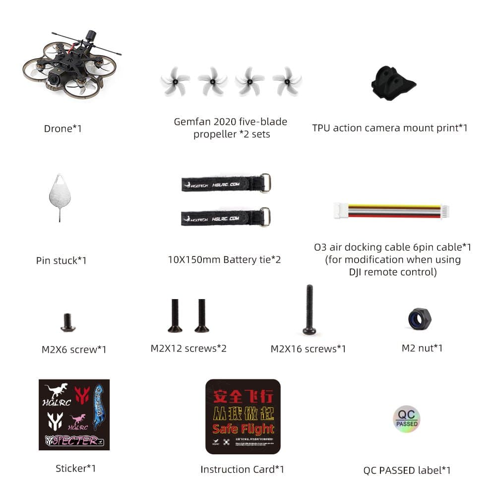 HGLRC Talon 2-inch cinewhoop Analog/HD FPV Drone for fpv drones 1