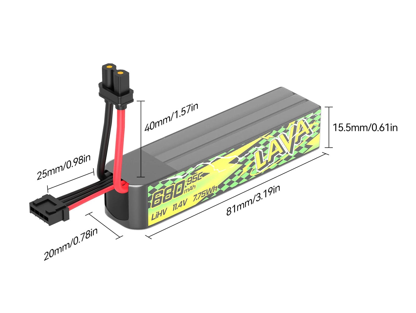 BETAFPV LAVA II 3S LiHV Battery - High Performance FPV Power for fpv drones 2