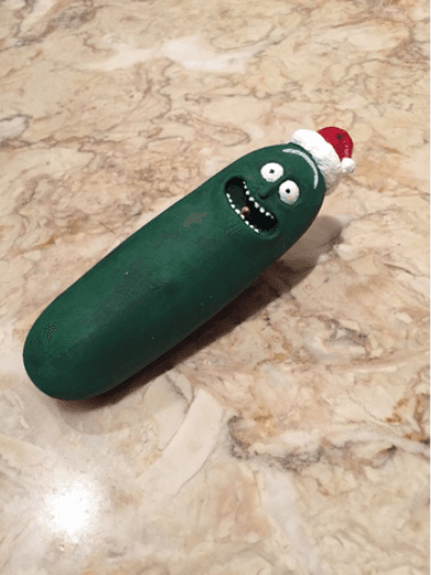 Pickle Rick Christmas Ornament for fpv drones 1
