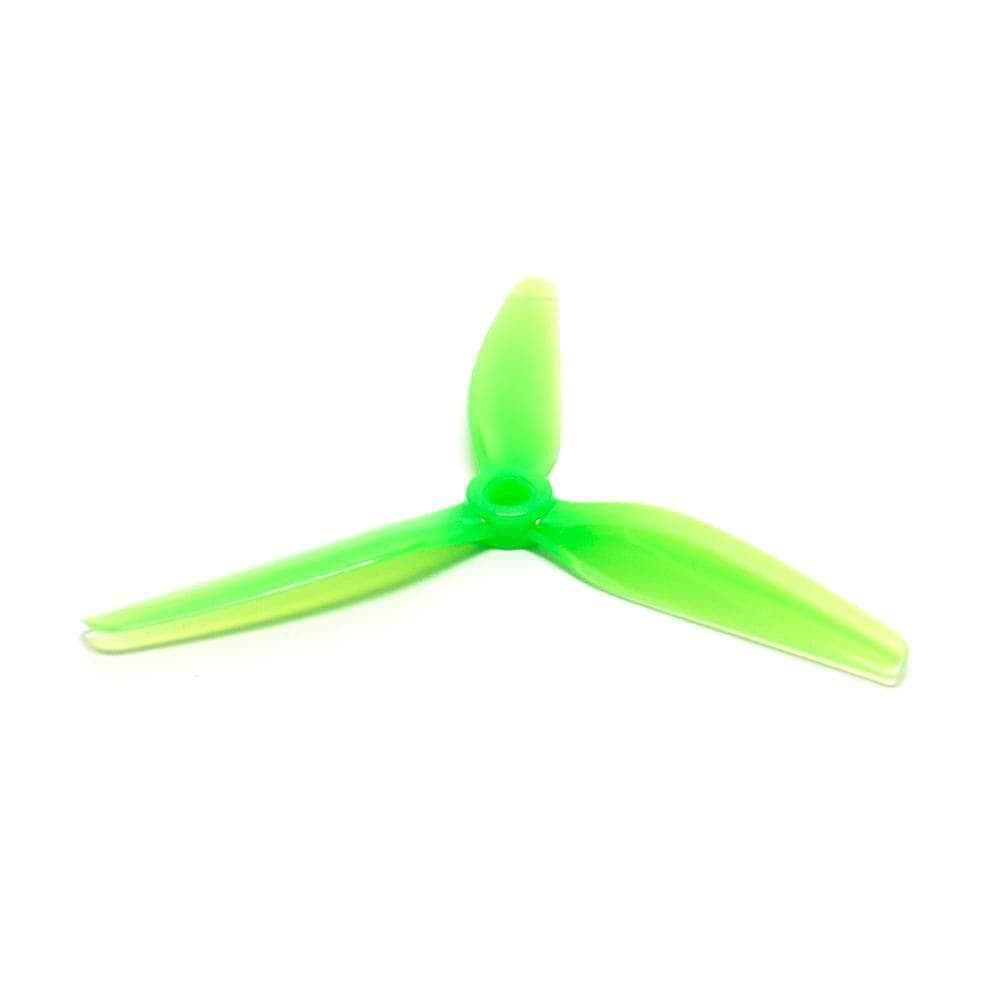ETHiX x HQ Prop S4 Lemon & Lime 5037-3 / 5" Tri-Blade Bando/Freestyle FPV Drone Props (4 Pack) - Yellow+Green for fpv drones 5