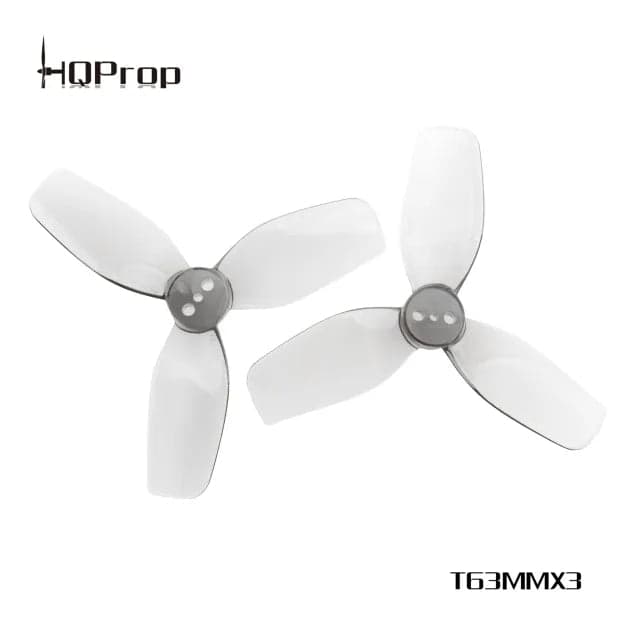 HQProp Durable DT63MMX3 V2 Tri-Blade 63mm Cinewhoop Prop (2CW + 2CCW) for fpv drones 1