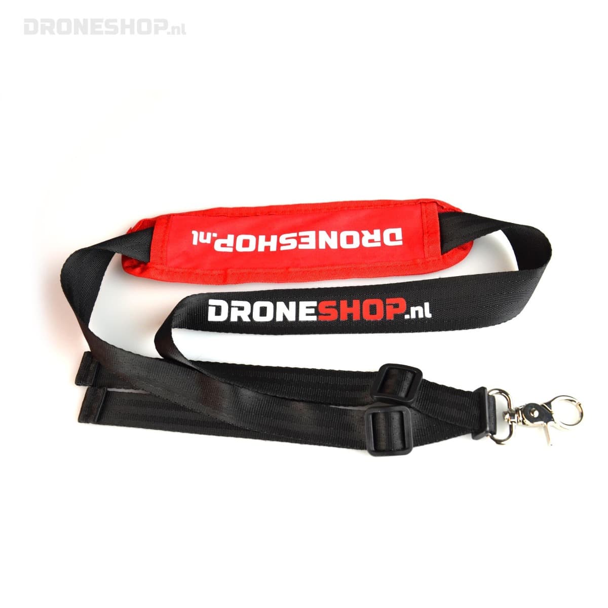 Droneshop.nl Remote Controller Neck Strap - ZWART/ROOD for fpv drones 1