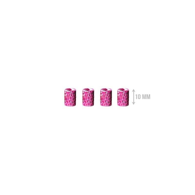 M3 Aluminium Standoffs (4 stuks) - GEKARTELD - 10mm - ROZE for fpv drones 2