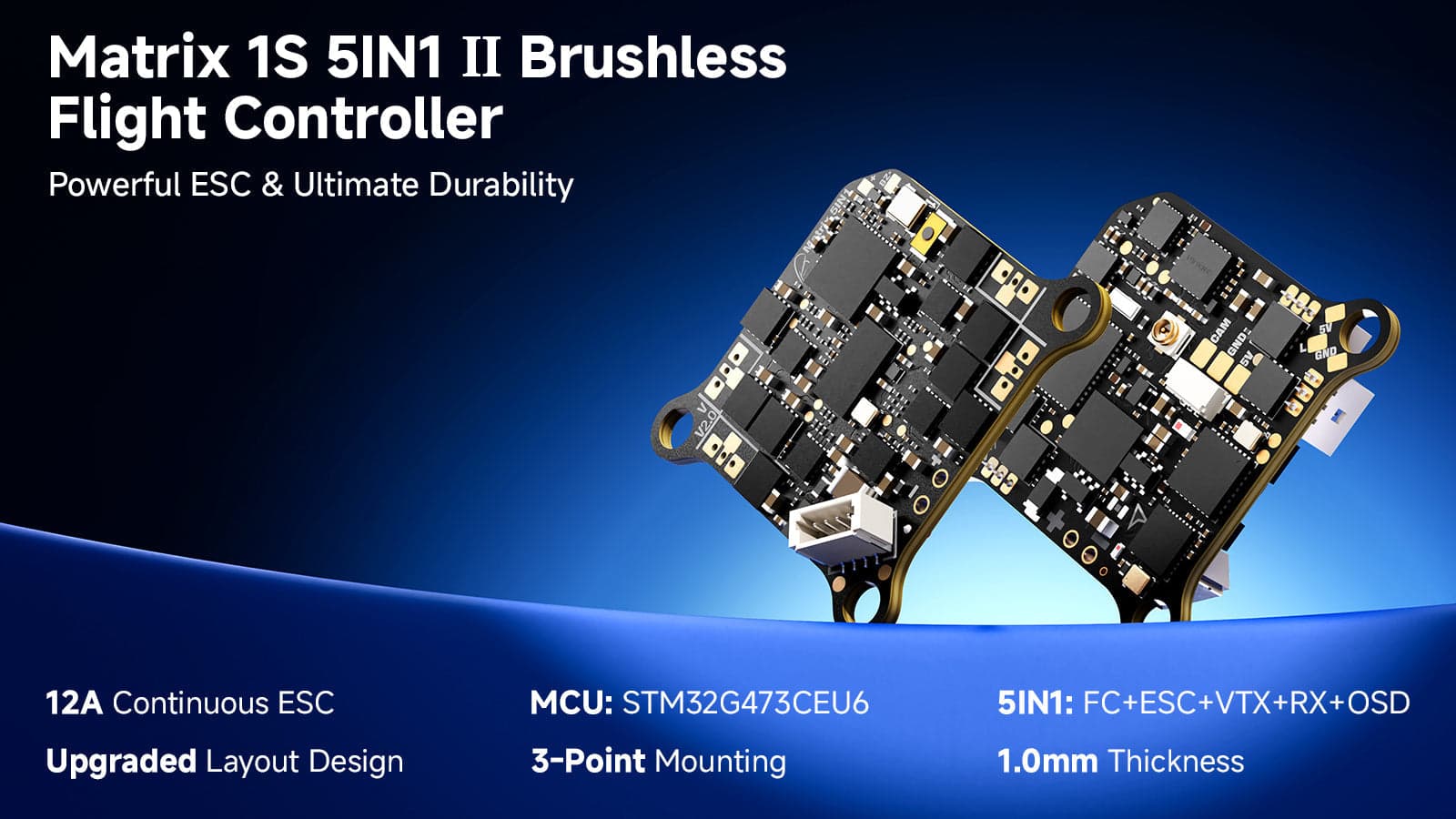 BETAFPV Matrix 1S 5-in-1 II Brushless Flight Controller - The Ultimate Whoop FC for fpv drones 8