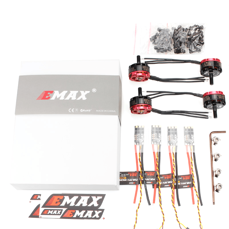★EMAX RS2205 2300KV 2600KV RaceSpec Brushless Motor With 3-4S 30A BLHeli lightning ESC Power Combo for fpv drones 4