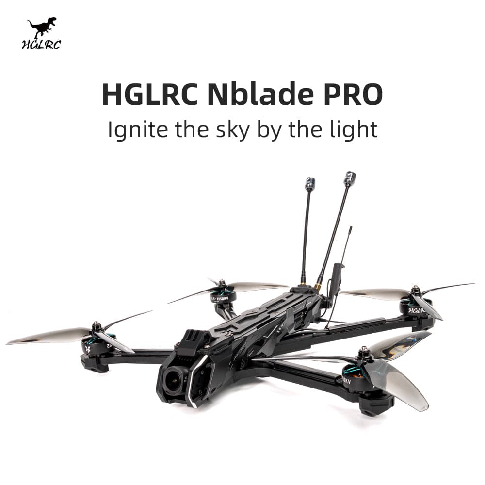 HGLRC Nblade PRO 7-inch DJI O4Pro Long Battery Life Freestyle Cinematic FPV Drone