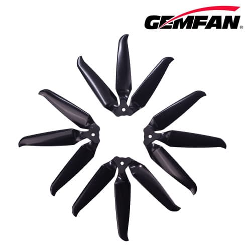 Gemfan F8041-3 Folding Glass Fiber Nylon Black Props 2CW + 2CCW