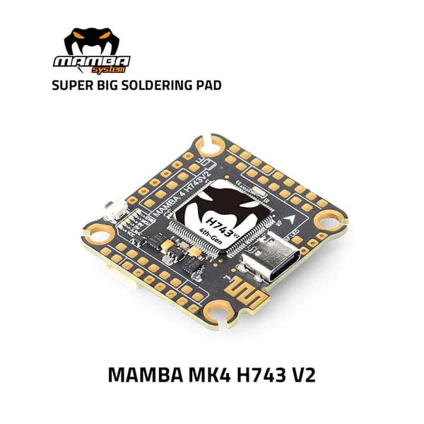 Diatone MAMBA MK4 H743 V2 Flight Controller - 30x30mm for fpv drones