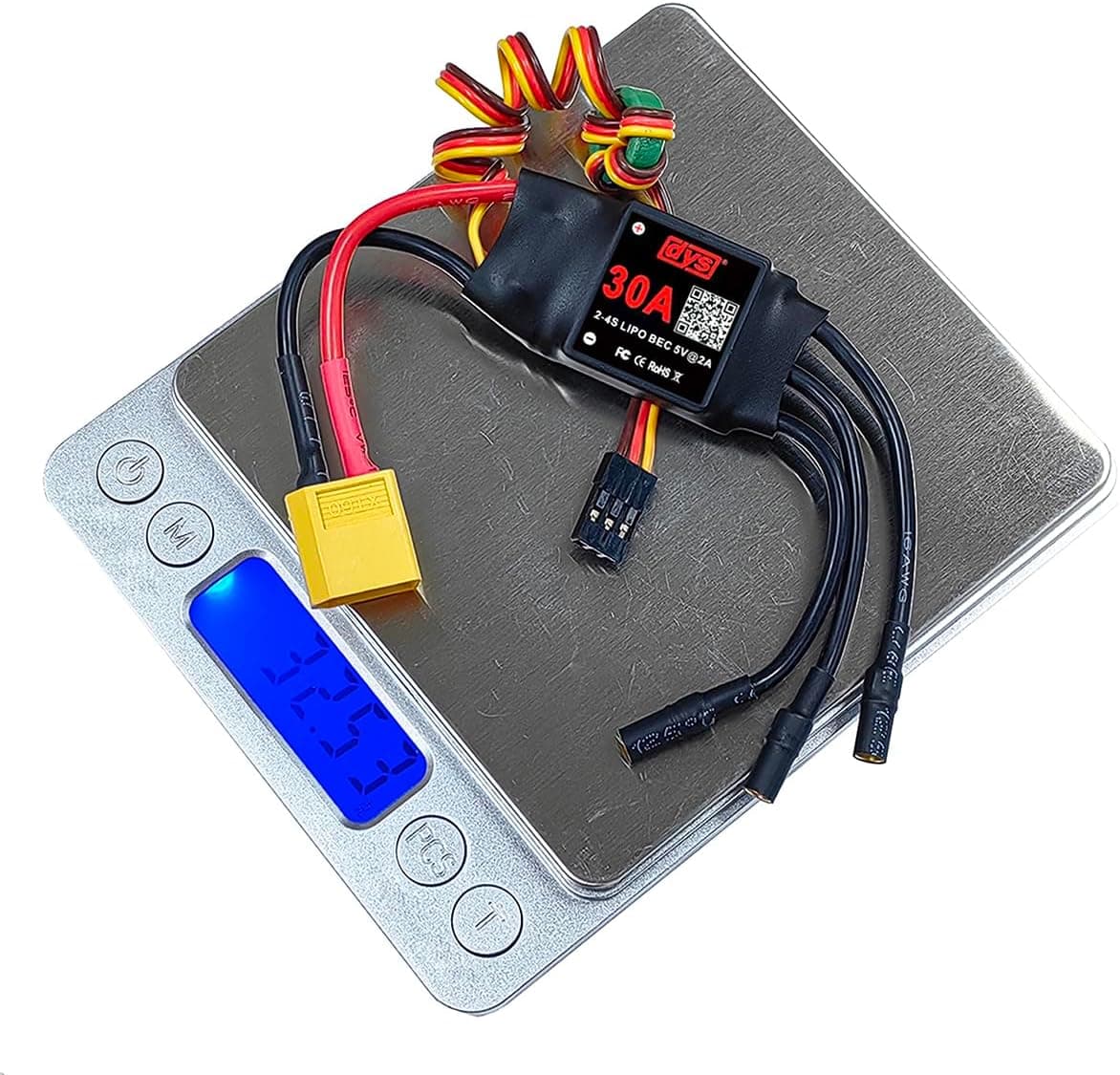 DYS 30A 2-6S Brushless ESC With 5V/2A BEC For RC fixed-wing Aircraft for fpv drones 6