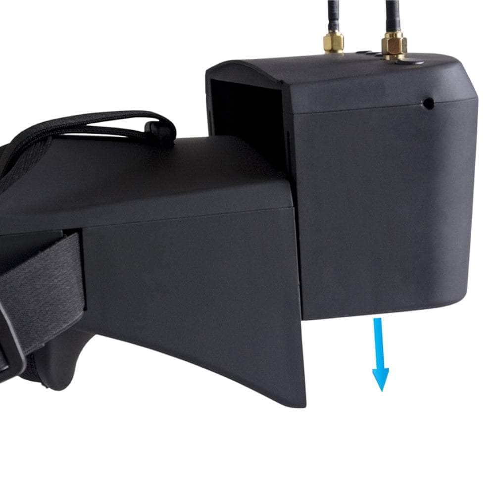 EV800D 5.8GHz 40CH Diversity FPV Goggles with DVR for fpv drones 2