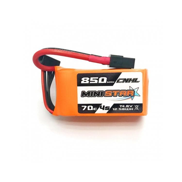 CNHL MiniStar 14.8V 4S 850mAh 70C LiPo Micro Battery - XT30 for fpv drones 1