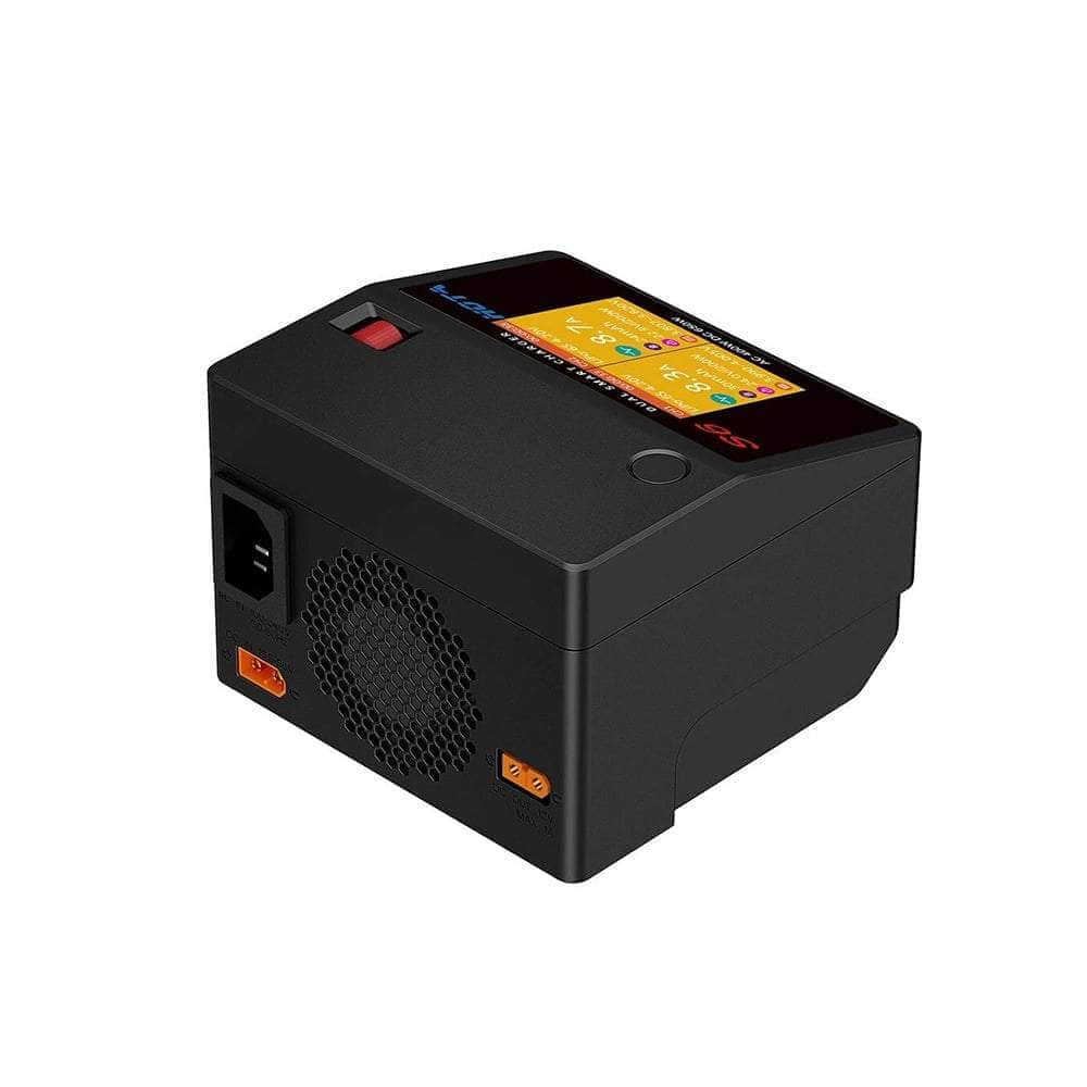 HOTA S6 400W 15A 1-6S Dual Channel AC/DC Smart Charger - Black for fpv drones 2
