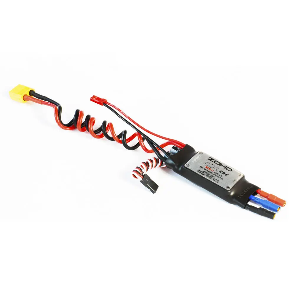 ZOHD DART XL Extreme ESC 40A w/5V 3A BEC (MKII) for fpv drones