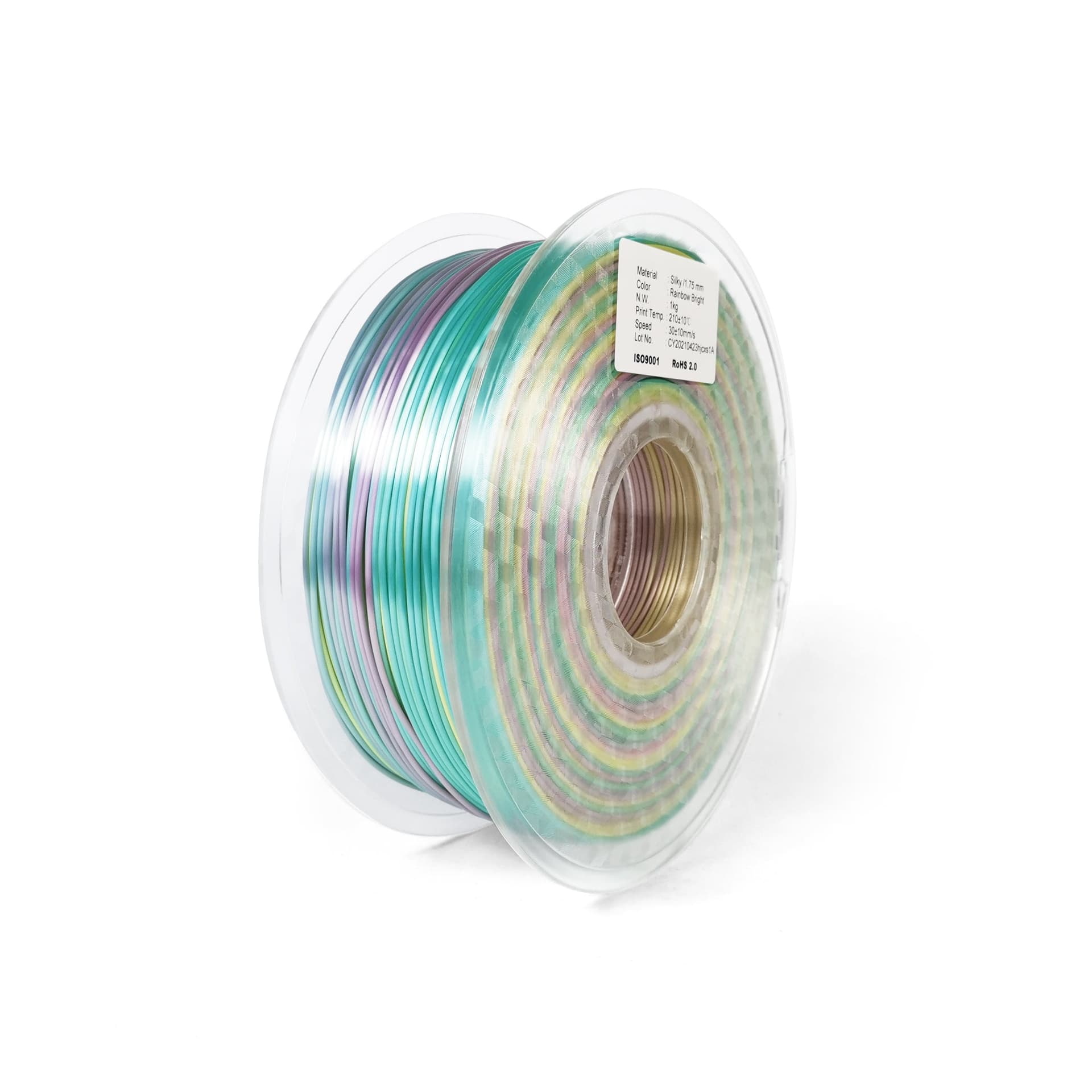 Phaser3D Rainbow Silk PLA Filament 1.75mm 1kg for fpv drones 1