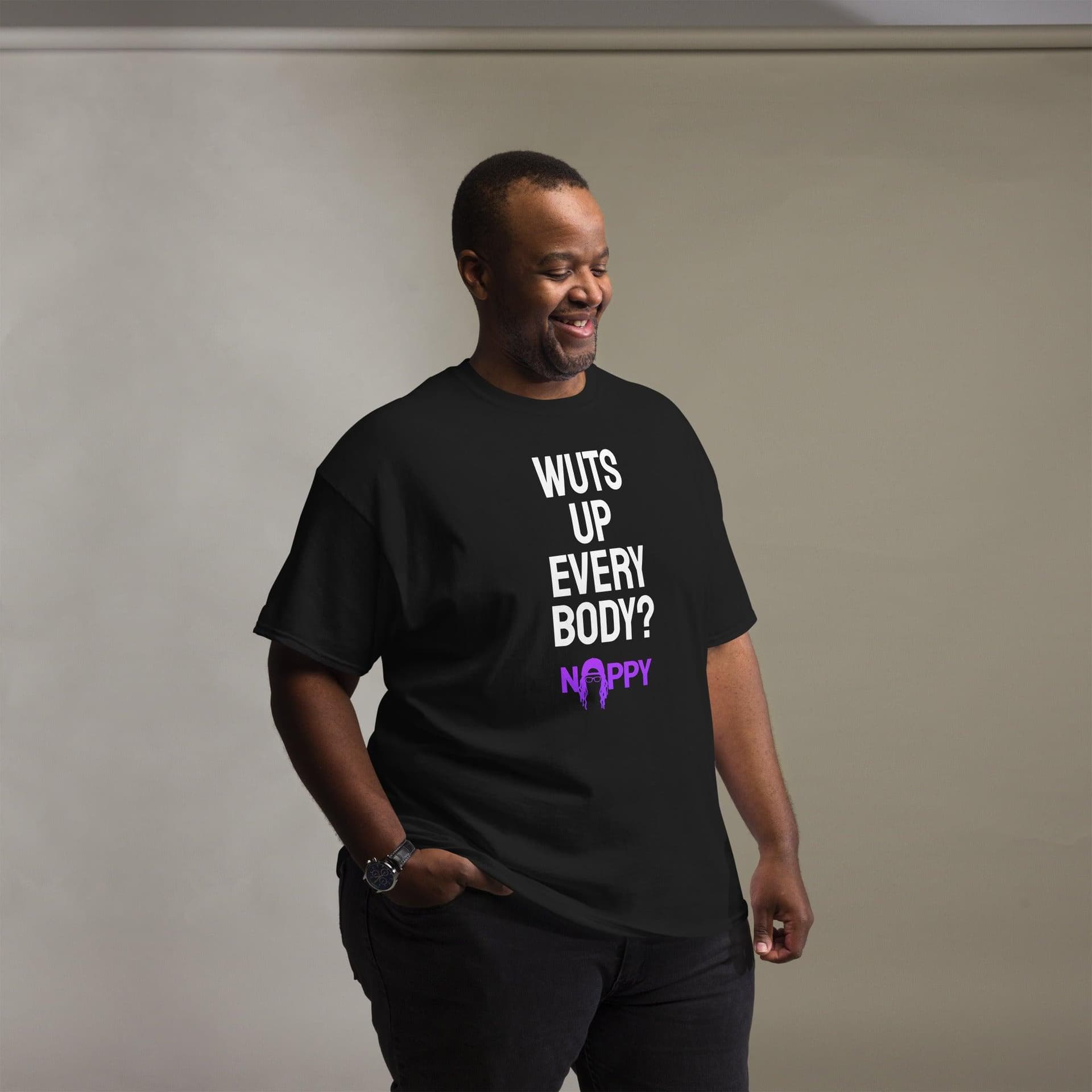 The "Wuts Up Every Body?" Nappy FPV Tee for fpv drones 5
