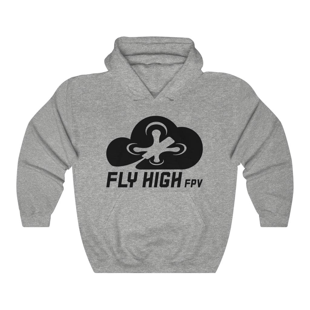Fly High FPV Hoodie (Tango2 approved) - Black Logo for fpv drones 42